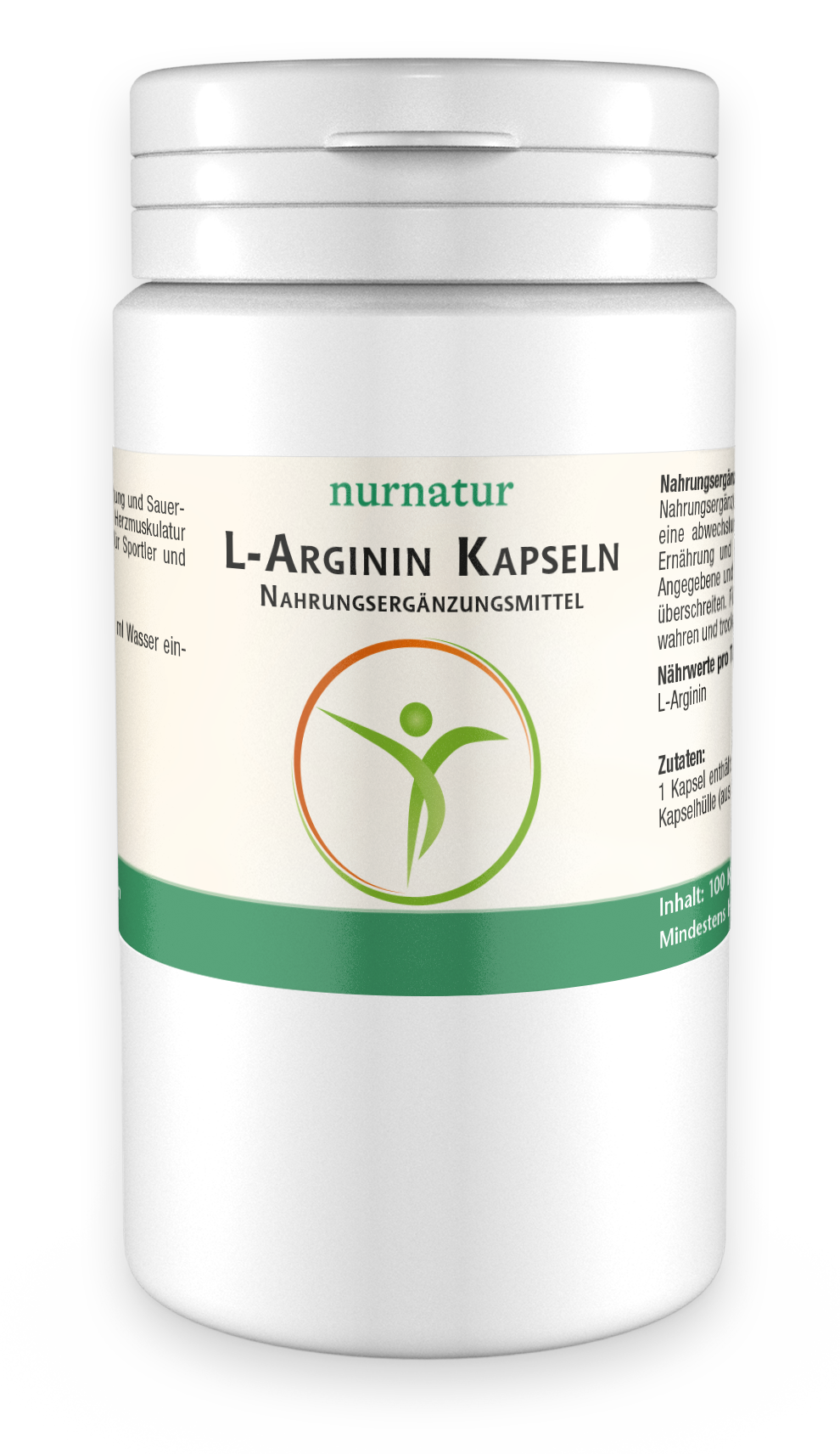 L-Arginin Kapseln hochdosiert vegan - 360 Kapseln - deutsche L-Arginin Kapseln hochdosiert vegan - 360 Kapseln - deutsche