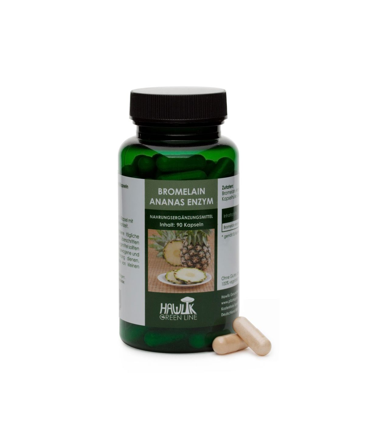 Hawlik Bromelain Ananas Extrakt 90 Kapseln