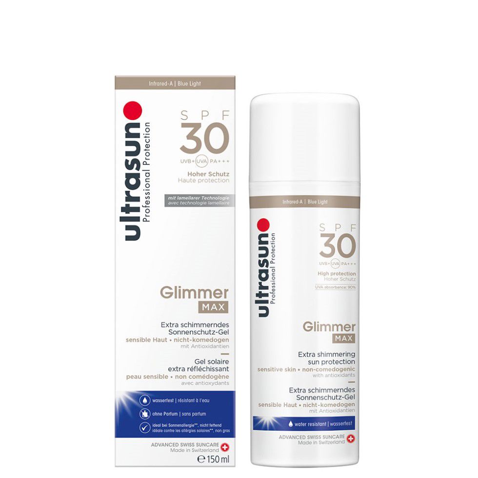Ultrasun Glimmer SPF30 MAX - Flasche à 150 ml