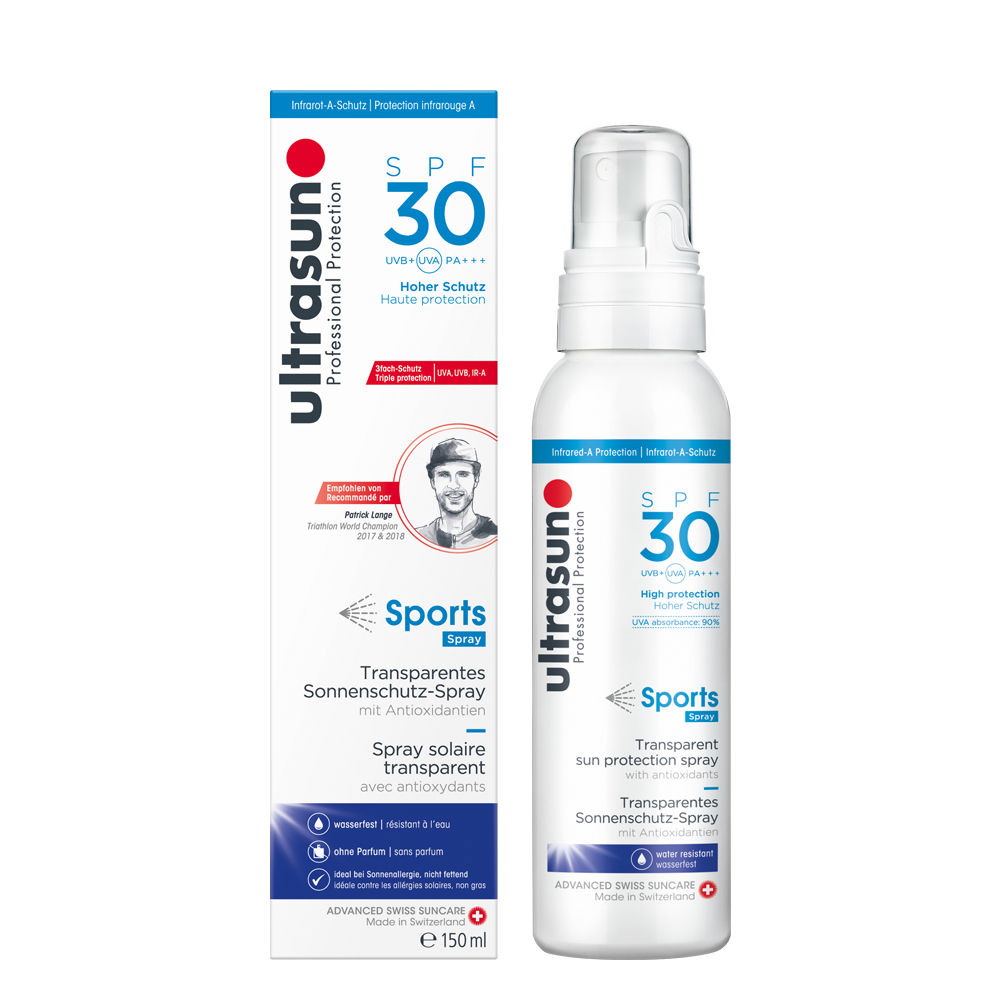 Ultrasun Sports Gel SPF30 Spray à 150 ml