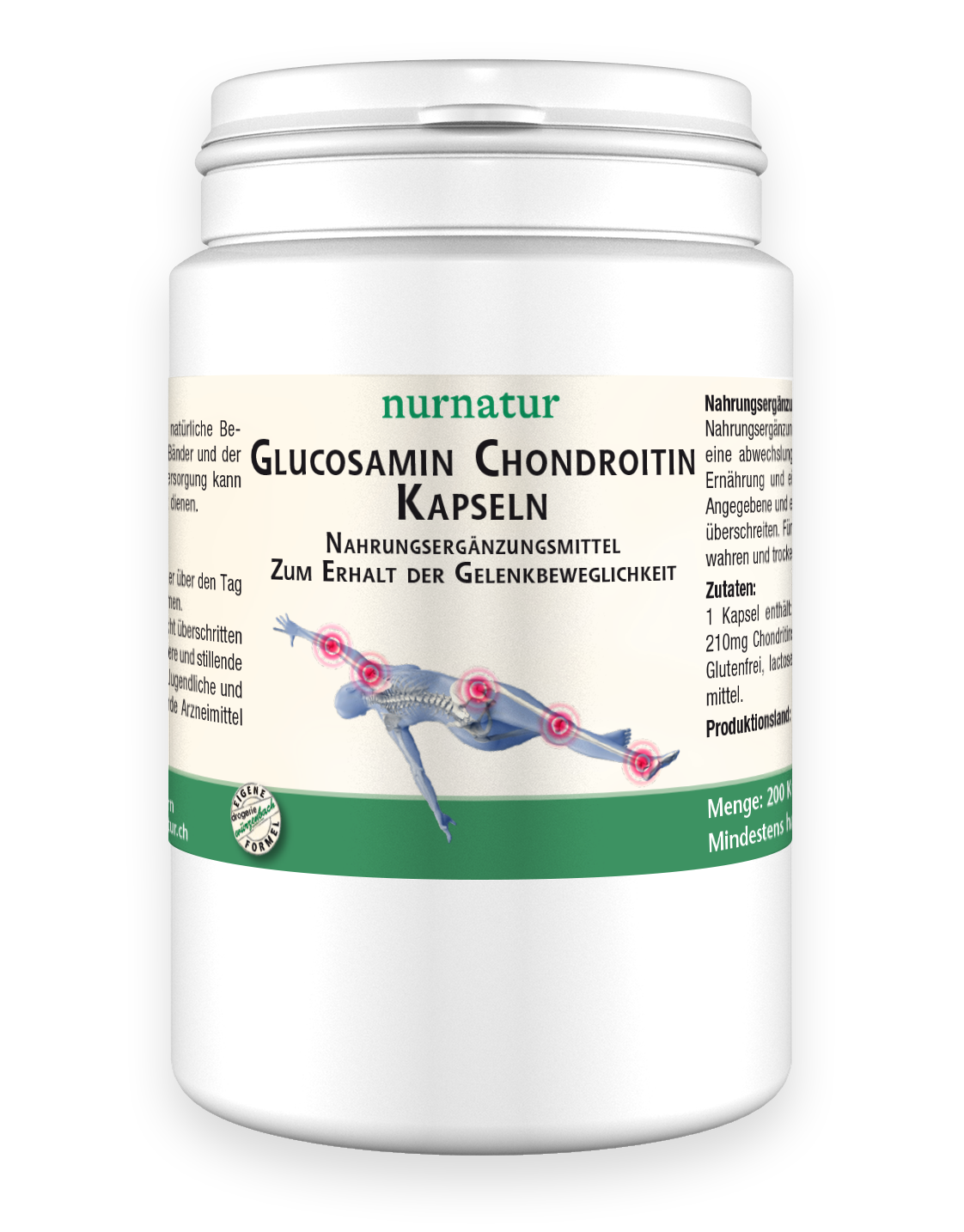 Glucosamin Chondroitin Kapseln Dose à 200 Kapseln