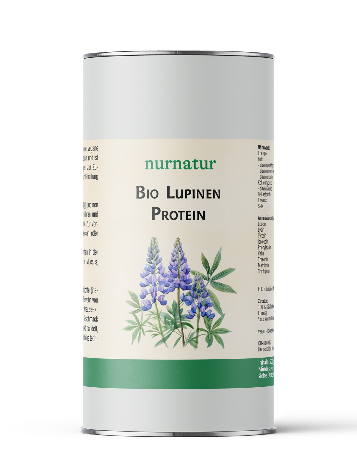 Bio Lupinen Protein Pulver - 500 g Bio Lupinen Protein Pulver - 500 g