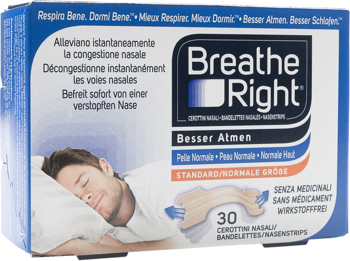Breathe Right Nasenstrips Pack à 30 Stripes