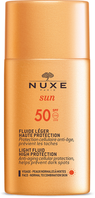 Nuxe Sun leichtes Gesichtsfluid LSF50