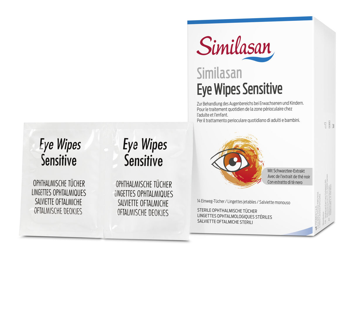 Similasan Eye Wipes Sensitive 14 EinwegTücher