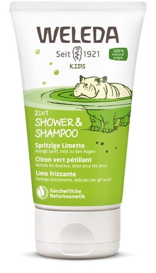 Kids 2in1 Shower & Shampoo Spritzige Limette
