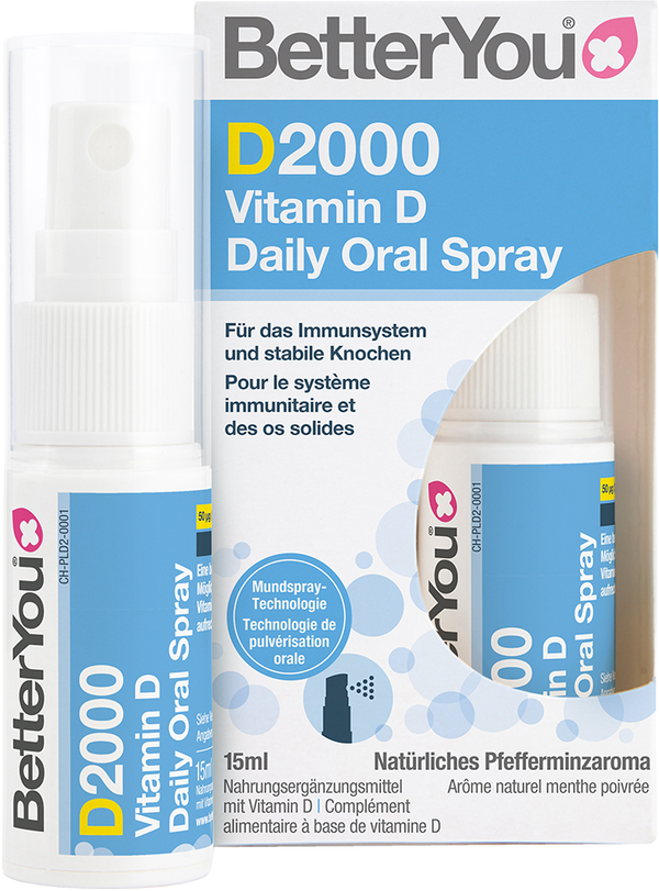 BetterYou D2000 Vitamin D Daily Spray à 15 ml