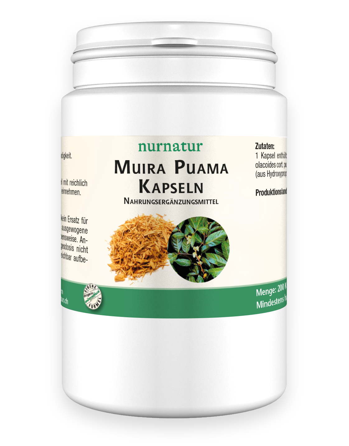 MuiraPuama Kapseln Dose à 200 Kapseln