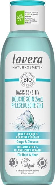 Lavera Basis Sensitiv Cremedusche – 250 Ml (Packung Mit 2), PH-hautneutral & Für Sensible Haut